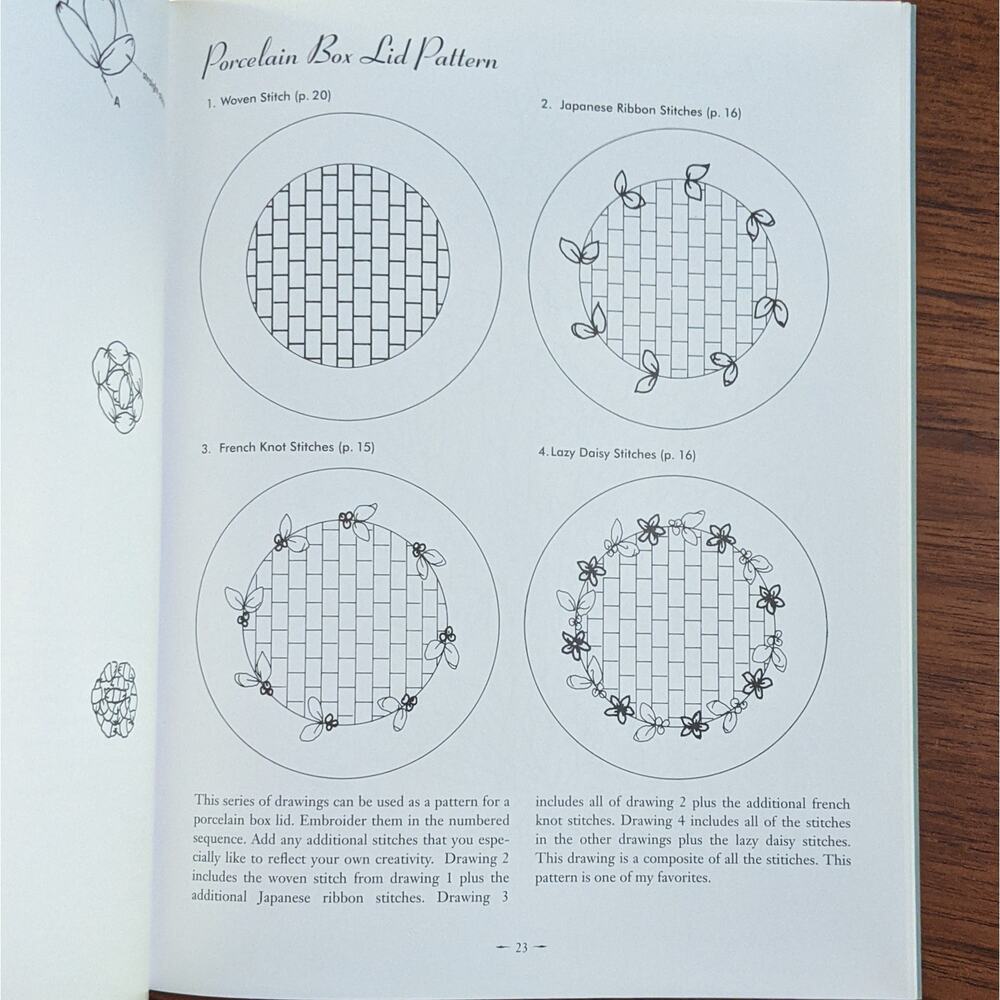 Esther's Silk Ribbon Embroidery Pattern Book - Picture 4 of 5